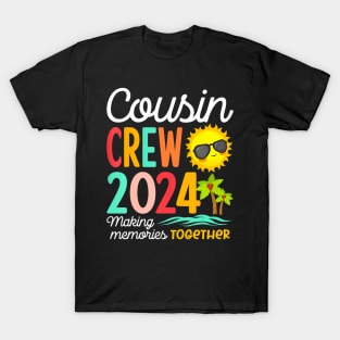 Cousin Crew 2024 Summer Vacation Beach Family Trip T-Shirt